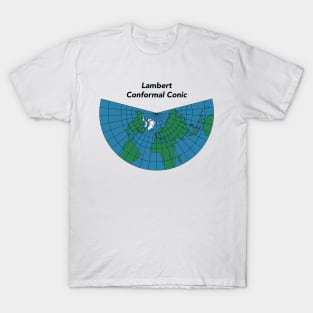 Lambert Projection T-Shirt